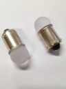 Светодиод T8.5  2 SMD (2835) CRYSTAL (матовая) бел. 12v