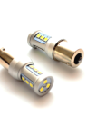 Светодиод 1157 (2 конт)  12 SMD (3030) 12v (бел.) NEW