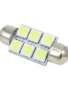 Светодиод (24v)  AC  6 SMD 5050 (салон 39мм)