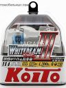 KOITO H4 12v60/55w P43t (135/125w) Whitebeam 4500k (2шт.) BOX