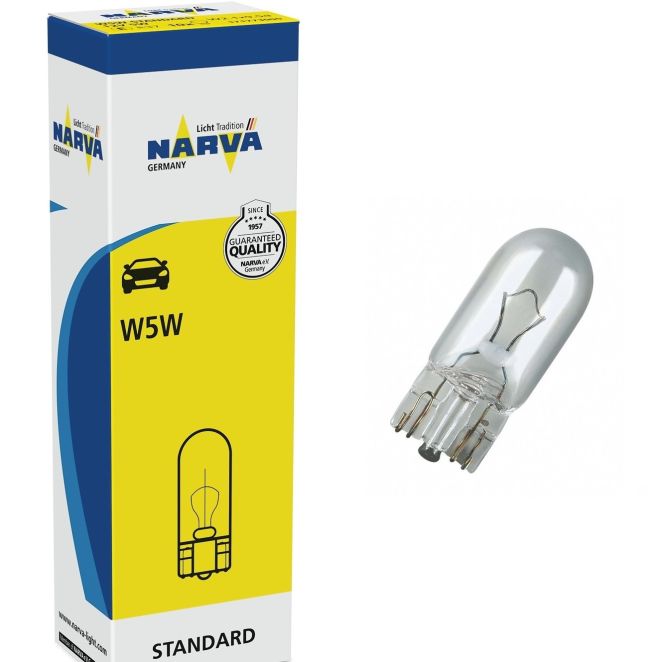NARVA	12v 5w W2,1x9,5d (б/ц)