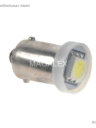 Светодиод Т8,5  1 SMD (5050)  (бел.)