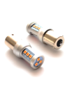 Светодиод 1156 (1 конт)  12 SMD (2835) 12v CANBUS (BI+/-) (оранж.)