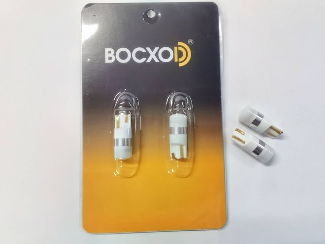 BOCXOD Светодиод (12V) T10 2 SMD (2835) медные конт. (бл. 2шт)