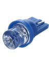 Светодиод (24v) Т10  1 Led конус (син.)