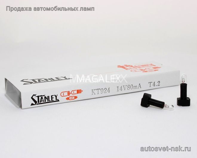 STANLEY 14v80mA (с патр.) T4.2 (KT924)